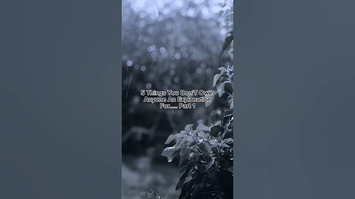 You don't owe anyone an explanation for this 5 things #shorts #psychology #narcissist