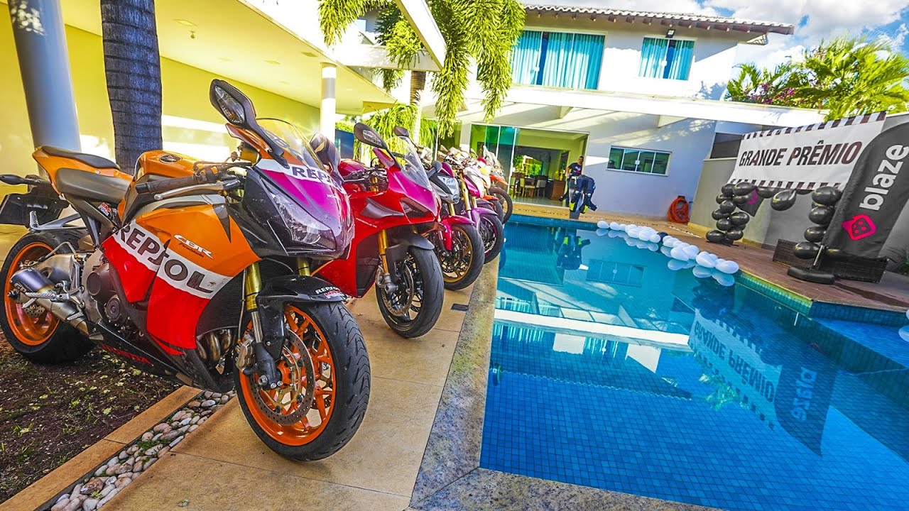 VIAGEM PARA CASA DO LAGO COM NOSSAS NOVAS MOTOS