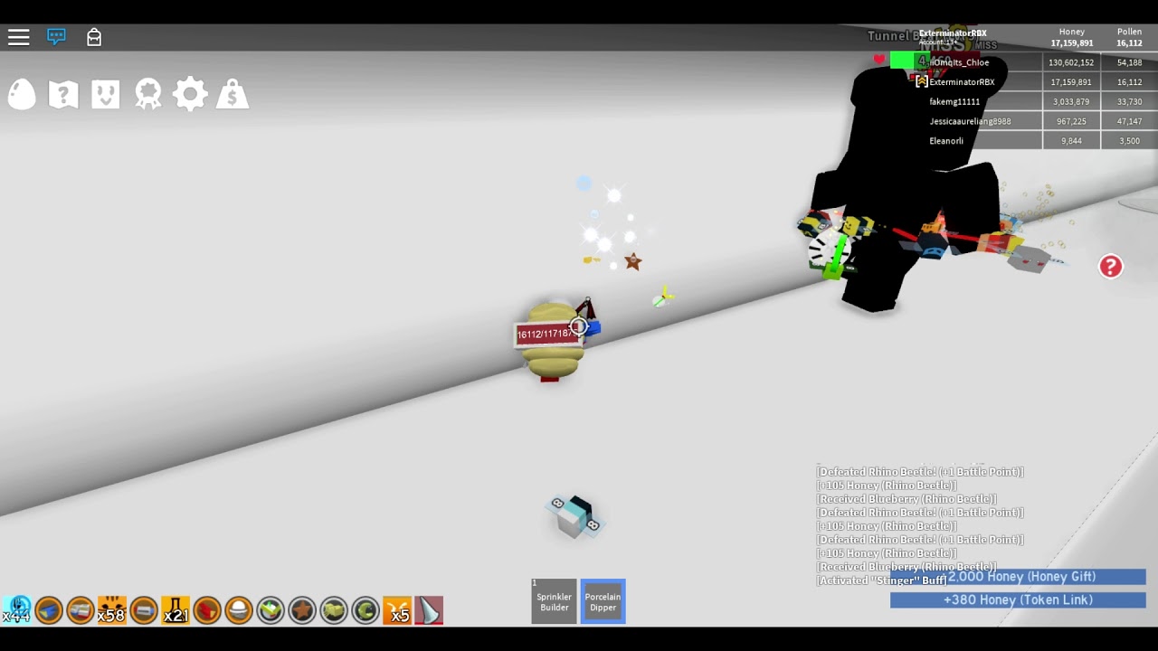 How To Beat The Tunnel Bear As A Noob Roblox Bee Swarm