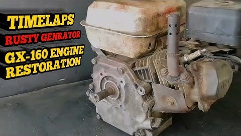 Rusty Wasted Engine Can be restored engine GX-160 restoration | Timelaps