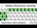 How to create abstract cubic pattern in Adobe Illustrator