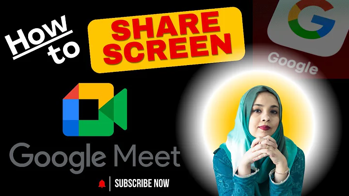 How to share screen on Google Meet. Easy step by step