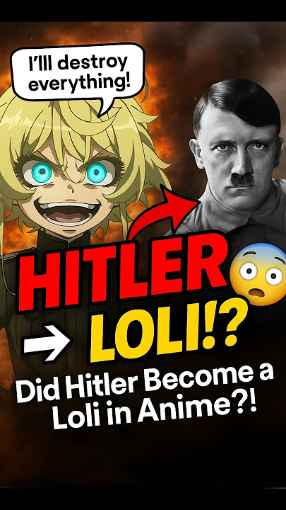 Did Hitler Become a Loli in Anime?! 😳 #YoujoSenki #TanyaTheEvil #IsekaiAnime #LoliHitler