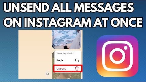 How to Unsend All Messages on Instagram At Once (2023)