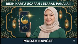 Cara Bikin Kartu Ucapan Lebaran Mudah Pakai Ai  Cepat U0026 Gratis