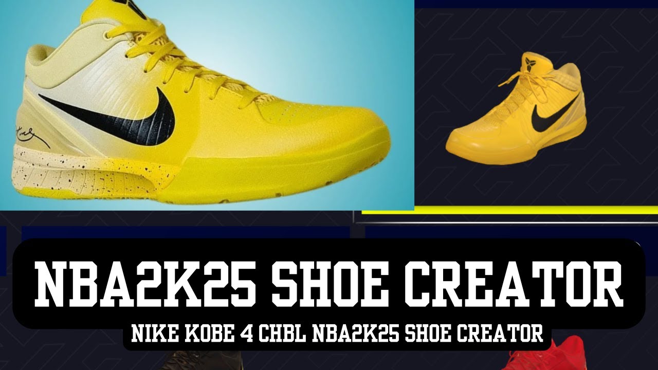 KOBE 4 CHBL NBA2K25 SHOE CREATOR