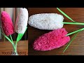 Tissue Paper Flower Stick - DIY - Paper Craft - Handcraft