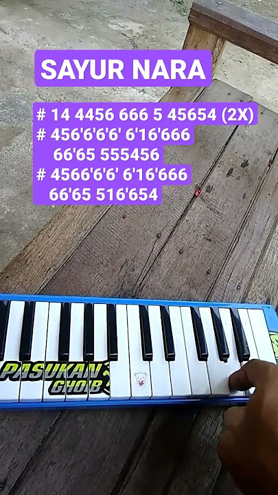 NOT PIANIKA BASURI 'SAYONARA'