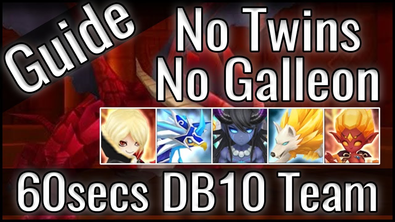 SUMMONERS WAR: F2P 60sec DB10 Speed Team Guide | No Galleon | No Twins (German / Deutsch)