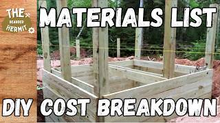 Root Cellar Materials List & Cost Breakdown