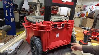 QuickTip: Handle quick release pins (MILWAUKEE PACKOUT ROLLING TOOL BOX 48-22-8426)