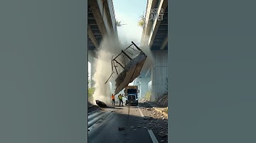 Massive Highway Collapse Caught on Camera