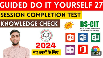 GUIDED DO-IT-YOURSELF SESSION 27 | BS-CIT SESSION 14 [HINDI]