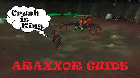 CRUSH The Slayer Spider!!!  Araxxor Quick Guide