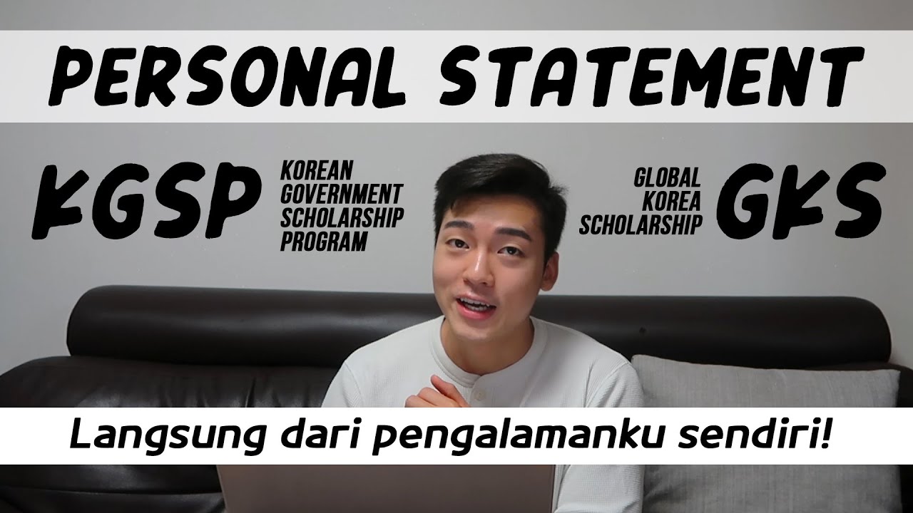 contoh personal statement kgsp