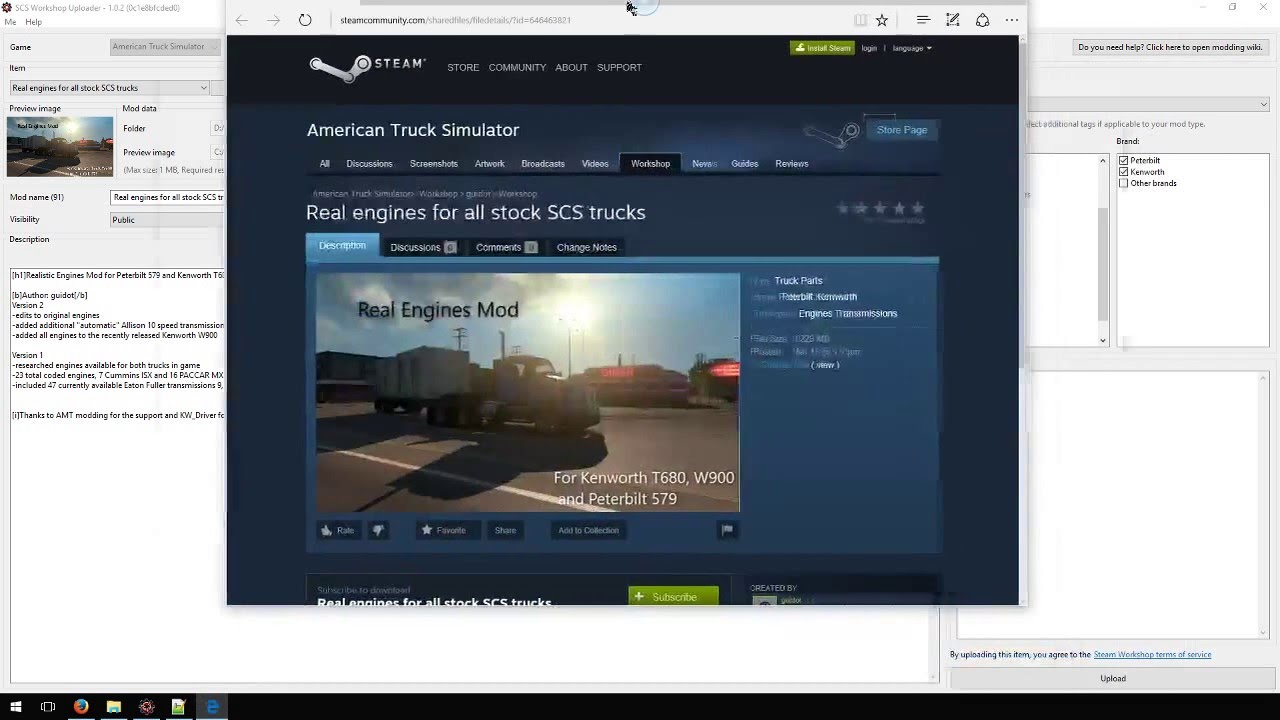 where does steam workshop download ats mods too