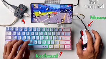 How to play Free Fire on mobile phone like PC, computer using keyboard and mouse, full setup tuto...