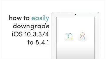 How to easily downgrade iOS 10.3.3/4 to 8.4.1/iPad 4 Global