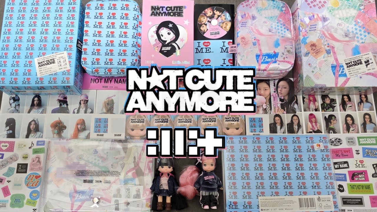 [Распаковка] ILLIT - 1-й сингл-альбом 'NOT CUTE ANYMORE' (все версии x Эшли Уильямс) с POBs
