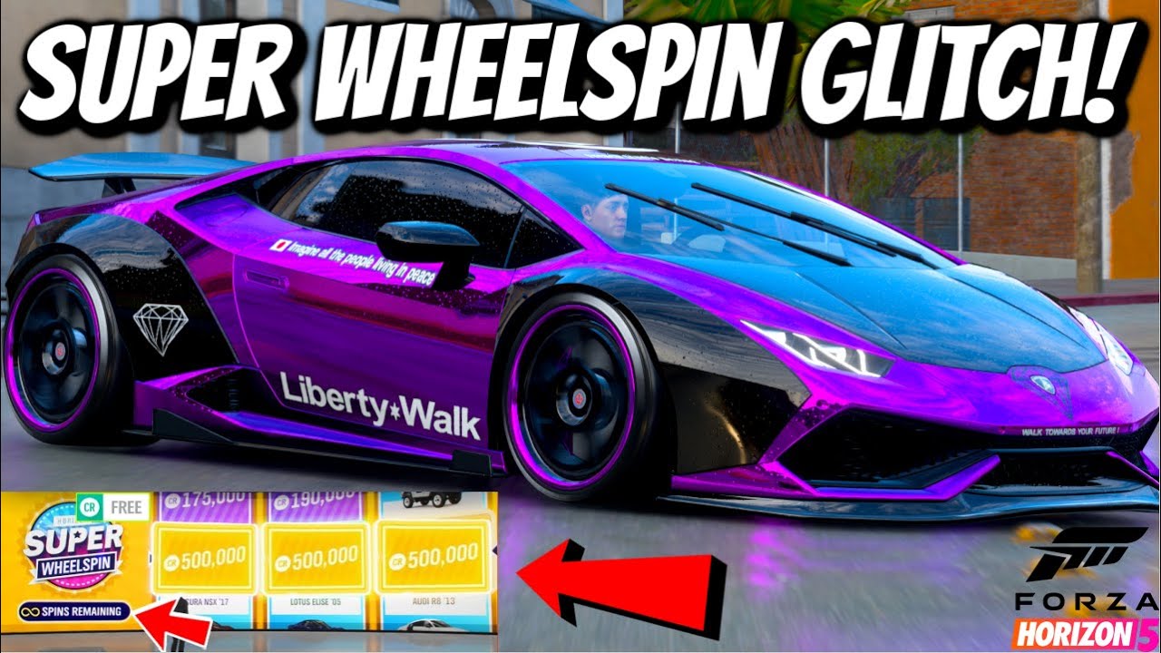 Forza Horizon 5 BEST UNLIMITED SUPER WHEELSPIN GLITCH! (EASY) YouTube
