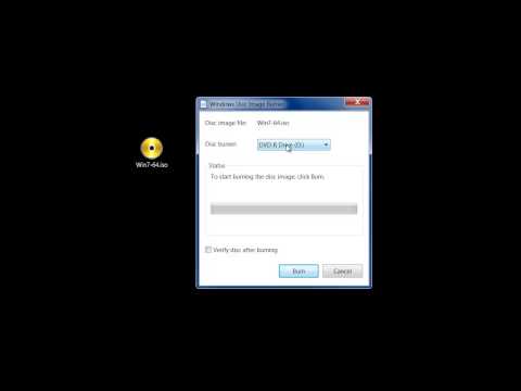 How to Burn an ISO image to a DVD on Windows 7 or Windows 8