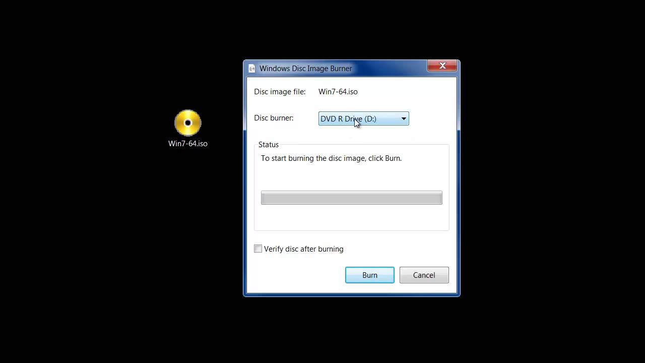 free windows 7 dvd to iso burner