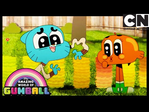 When the ball goes over the neighbour's fence | The car| Gumball | Cartoon Network