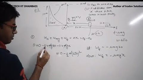Lecture-5:Work-Energy Theorem and based questions by RKH Sir