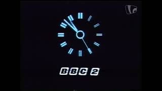 BBC Two closedown followed by strike graphic (Christmas) (17th December 1978)