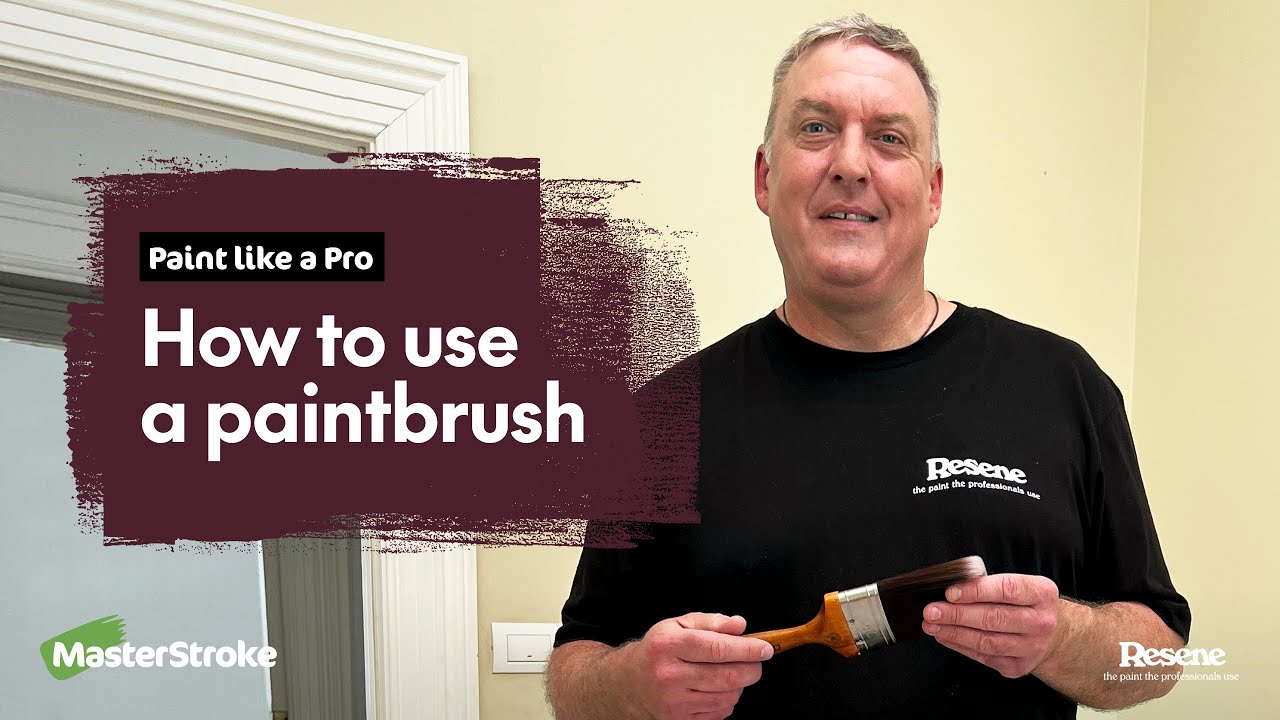 Paint like a Pro - How to use a paintbrush - YouTube