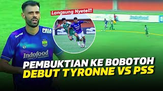 Debut Tyronne Del Pino Vs Pss   Individual Skills Tyronne Pemain Asing Baru Persib Bandung