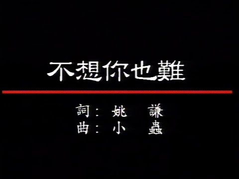 音樂磁場-不想你也難【原聲伴唱】『 放開你的手才了解什麼叫迷惘我可以假裝微笑』#音樂磁場 #不想你也難 #男女對唱 #翻唱【動態歌詞/Lyrics Video】