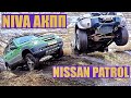 НИВА ШЕВРОЛЕ НА АВТОМАТЕ И ПАТРОЛ РАЗРУШАЮТ ЗАКОНЫ ФИЗИКИ, ML, Cayenne, RANGE ROVER OFFROAD