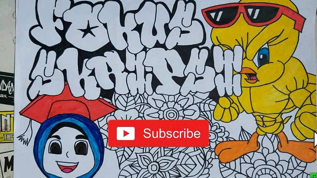  GAMBAR  GRAFFITI  BUAT KESAYANGAN YouTube