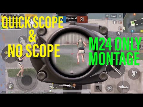 M24 ONLY IN TDM || SNIPING MONTAGE || PUBG MOBILE || - YouTube