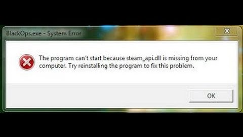 ✓✓✓ How To Fix steam_api.dll Missing Error Windows 10/8.1/7
