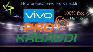 How to watch pro kabaddi live in hotstar free//in PC only screenshot 4