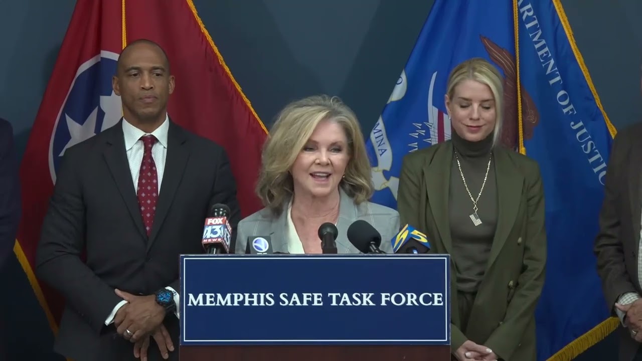 Attorney General Bondi, Tennessee Officials Provide Update on Memphis Safe Task Force