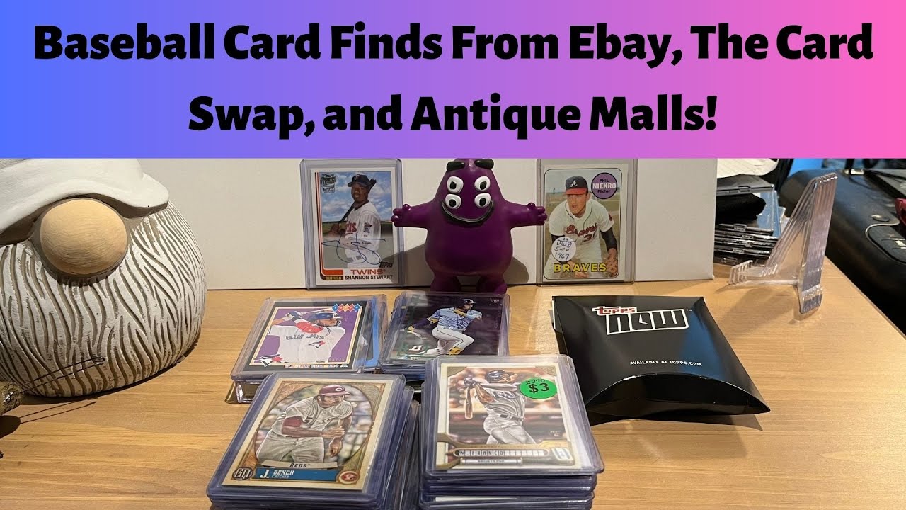Baseball Card Finds from Ebay, The Card Swap, Antique Malls,