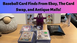 Baseball Card Finds from Ebay, The Card Swap, Antique Malls, Topps.com and a Four-Eyed Grimace!