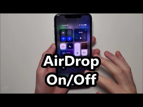 iPhone 11 How to Turn On/Off AirDrop (iOS 13)