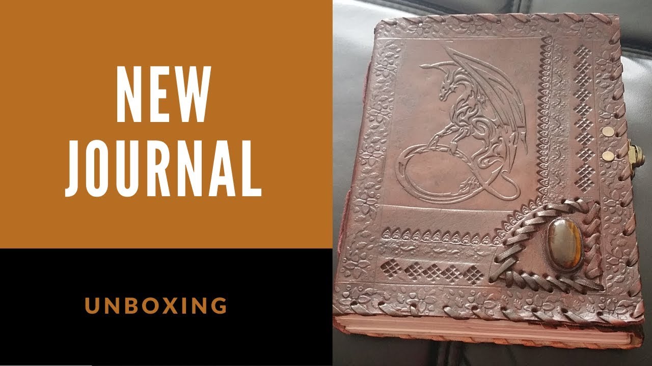 Hand-Made Leather-Bound Dragon Journal (Unboxing & 1st Impressions