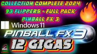 ⚠️PACK COMPLET PINBALL FX3 / FULL PACK 2024⚠️ Complet et gratuit + TEST DE JEU + 93 Flippers 2024