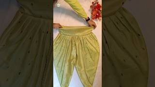 Choti Salwar cutting and stitching#diy#ytshort#shortfeed#viralvideo#tulipshalwar#fashion