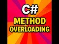 C#’ta Method Overloading Nedir? 3 Örnekte Jet Hızında Öğren!