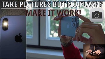 SOLVED👏: iPhone or iPad CAMERA FLASH Not Working For Pictures