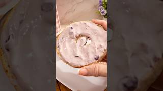 3-Ingredient Blueberry Cream Cheese Spread 🫐 #easyrecipe #asmr #shorts
