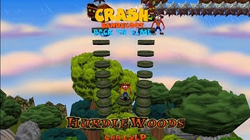 Crash Bandicoot - Back In Time Fan Game: Custom Level: Hurdle Woods By ChrisLP