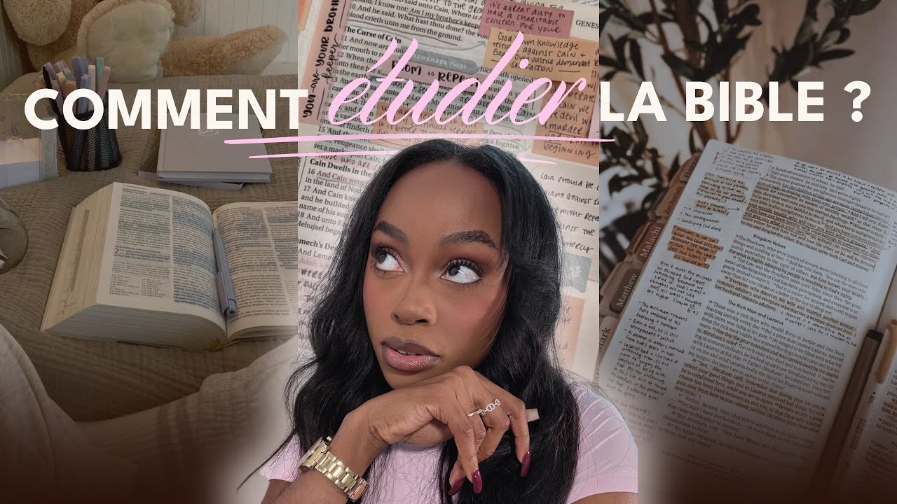 ASTUCES POUR ÉTUDIER LA BIBLE POUR DÉBUTANTS 👀 ✝️📚 #christiangirl #viechrétienne #jesus #bible