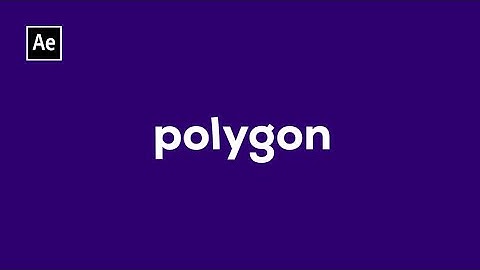 Logo-animatieconcept: Polygoon - After Effects-zelfstudie
